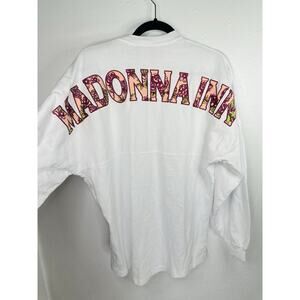 Madonna Inn Carpet Print Glitter Pink Spirit Jersey In White Size Small